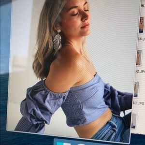 Verge girl off the shoulder top